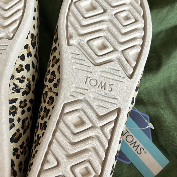 Brand New Toms Alpargata Birch Leopard Print Canvas Slip On Shoes Animal Jungle - Picture 14 of 15